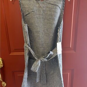 Black and White Gingham Apron